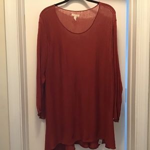 Eileen Fisher - XL - Burnt red